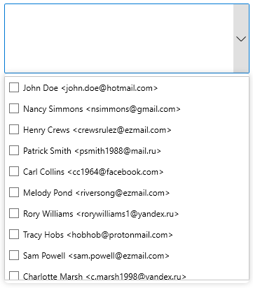 MultiSelect for WPF control