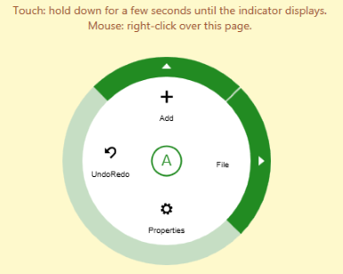 C1RadialMenu Control