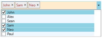 MultiSelect for WPF