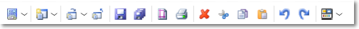 Image of toolstrip with a simple row of controls