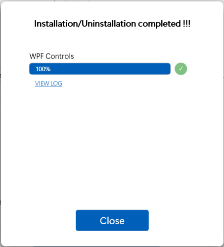 WPF Uninstall